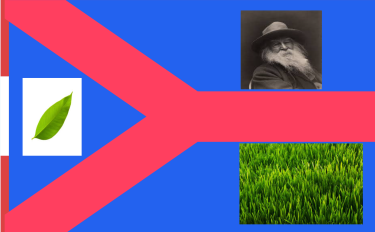 Regional Flag of leaves of grass